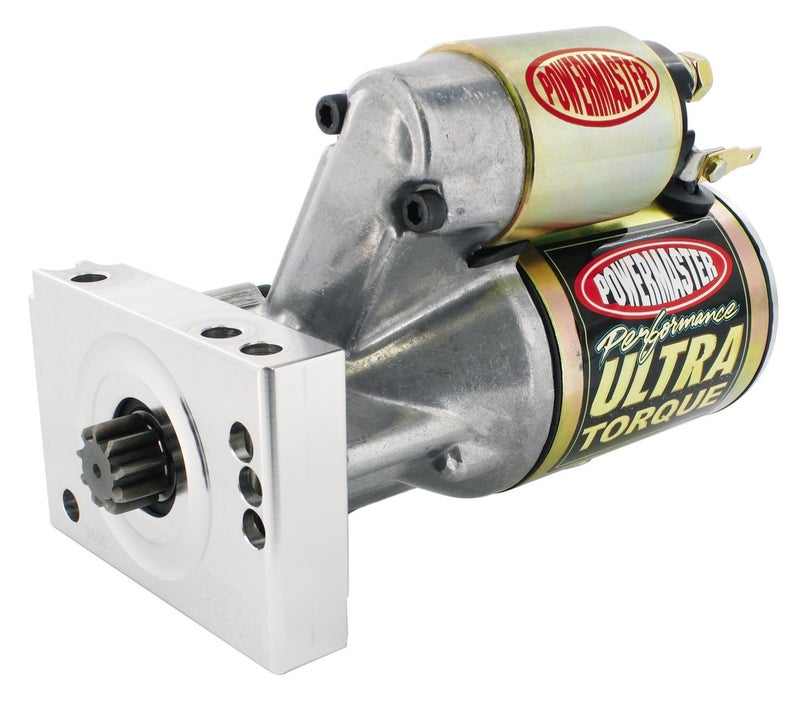 POWERMASTERStarter, Ultra Torque, 4.4:1 Gear Reduction, Natural, 153/168 Tooth, Straight Bolt, Chevy V8, Each